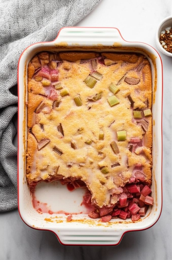 Rhubarb Pudding