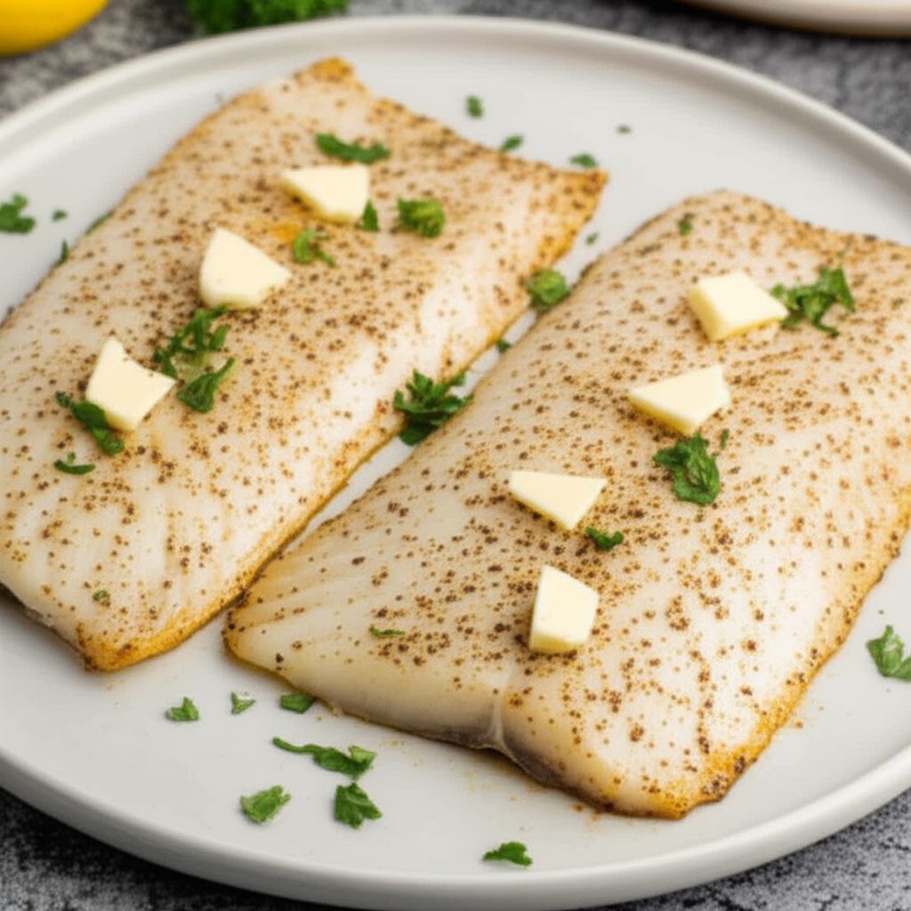 Simple Broiled Haddock