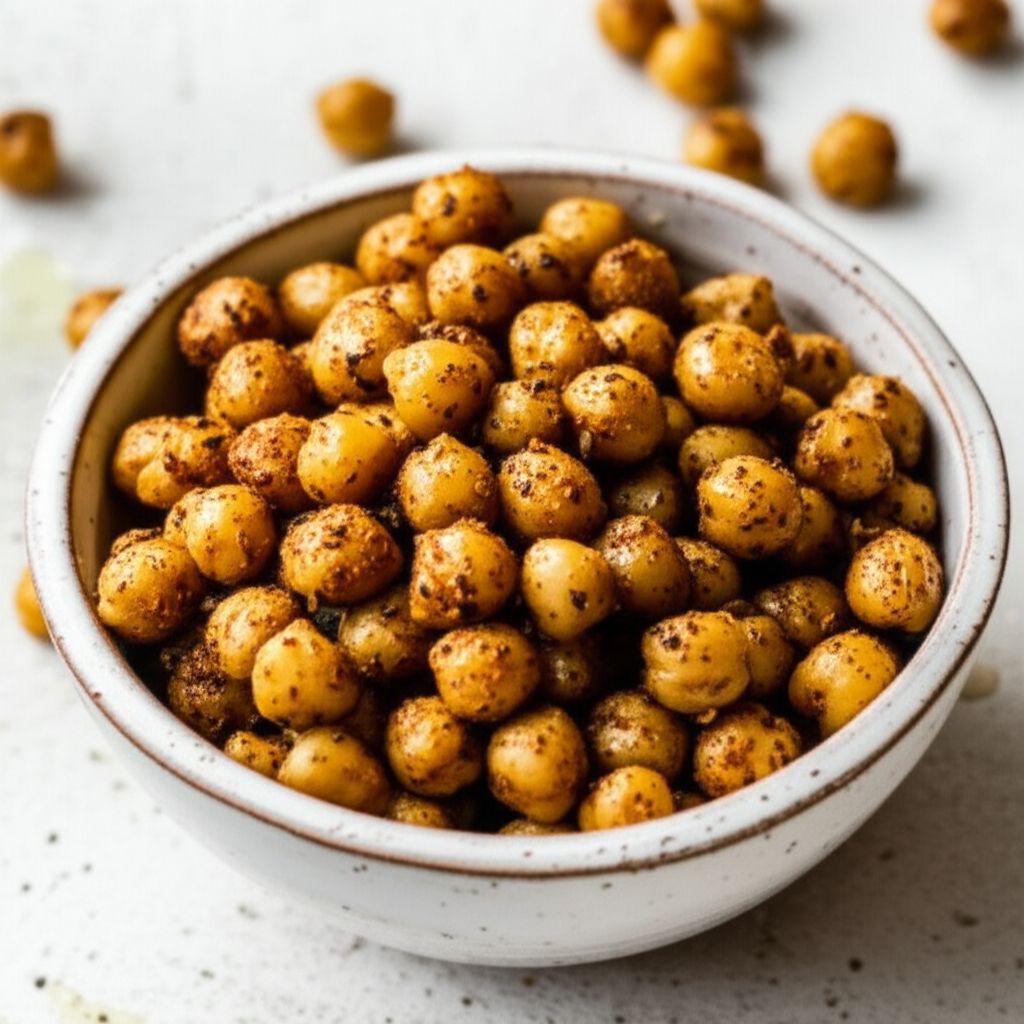 Simple Roasted Chickpea Snack