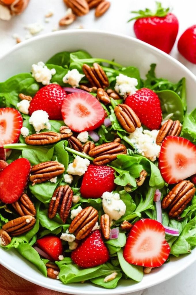 Strawberry Blue Cheese Salad