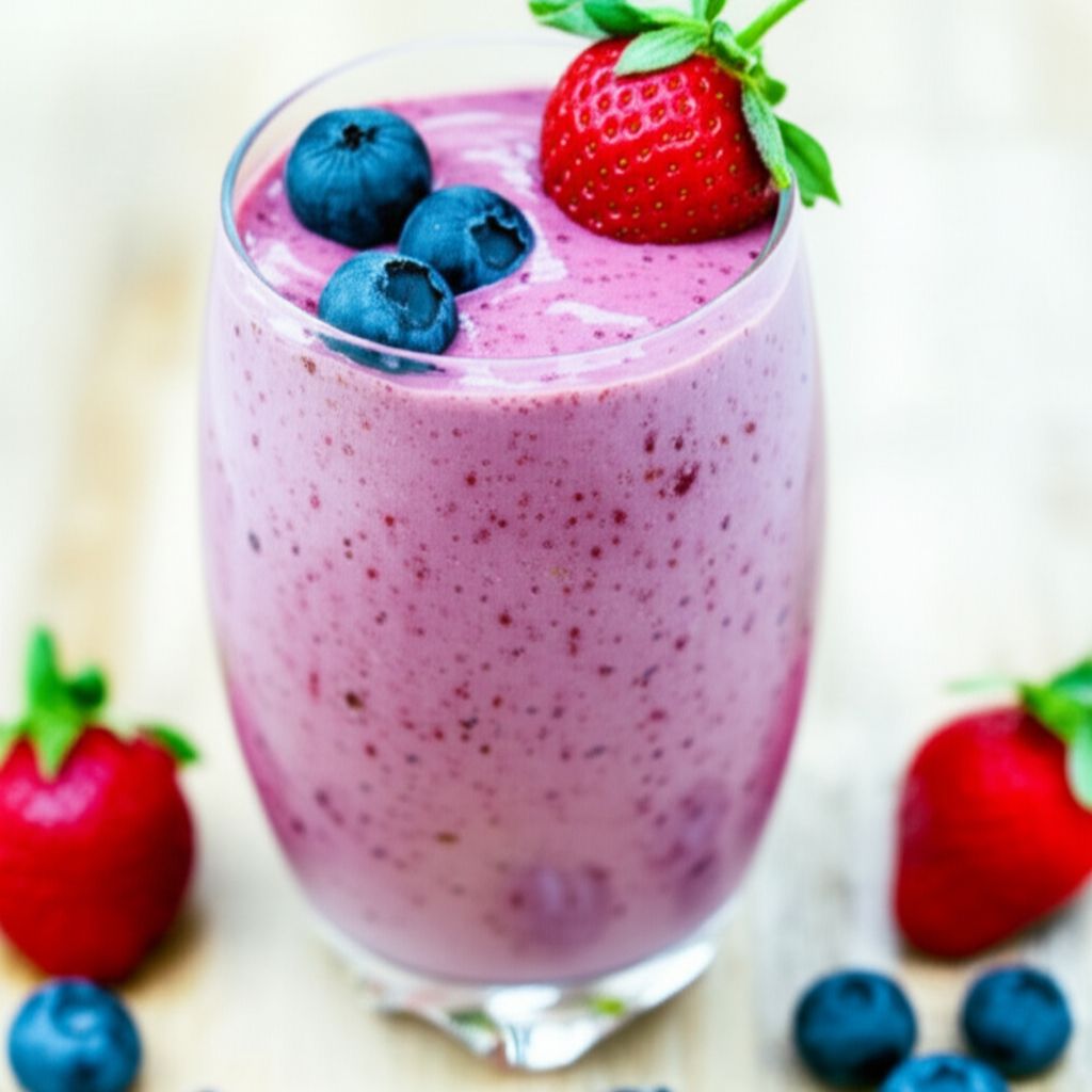 Strawberry Blueberry Smoothie
