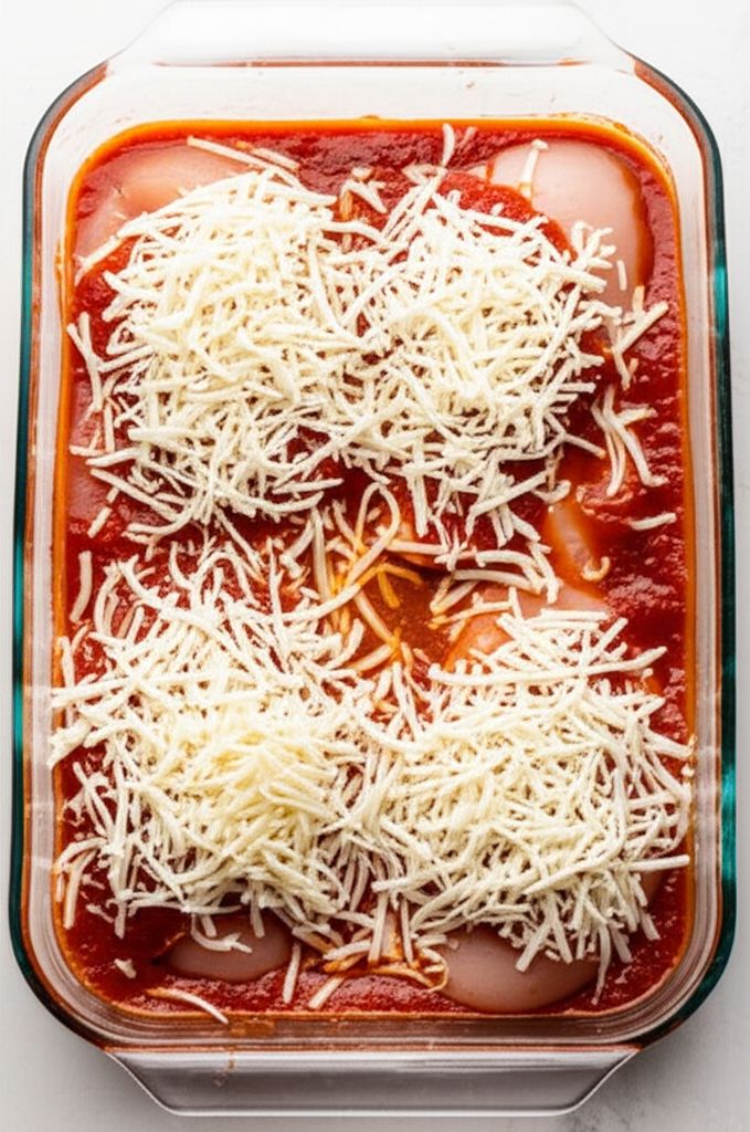 The Best Parmesan Chicken Bake