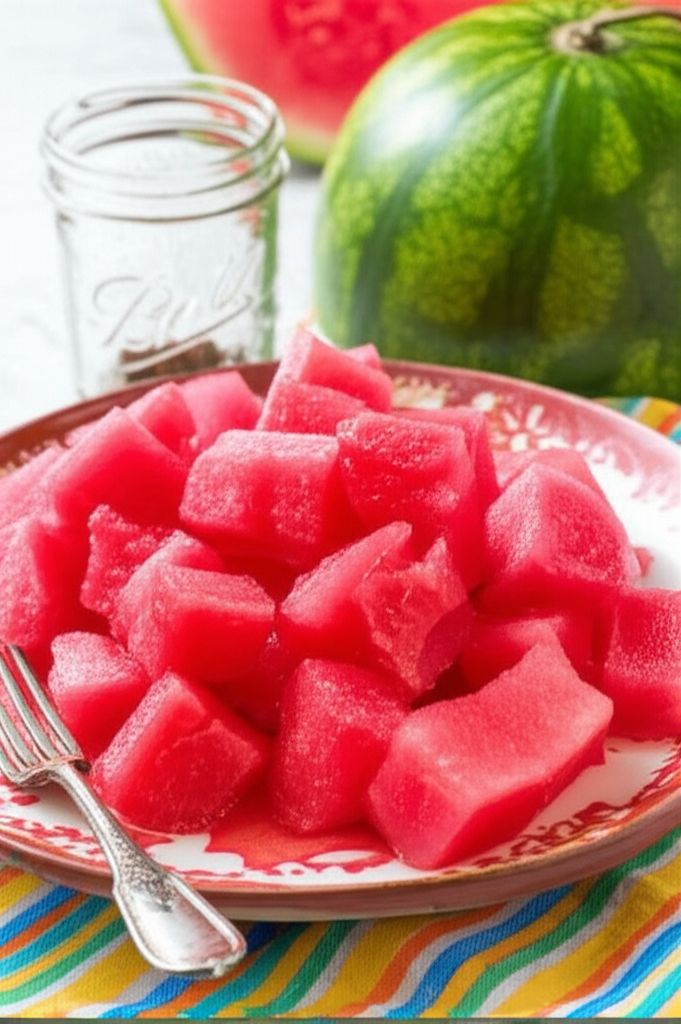 Watermelon Rind Preserves