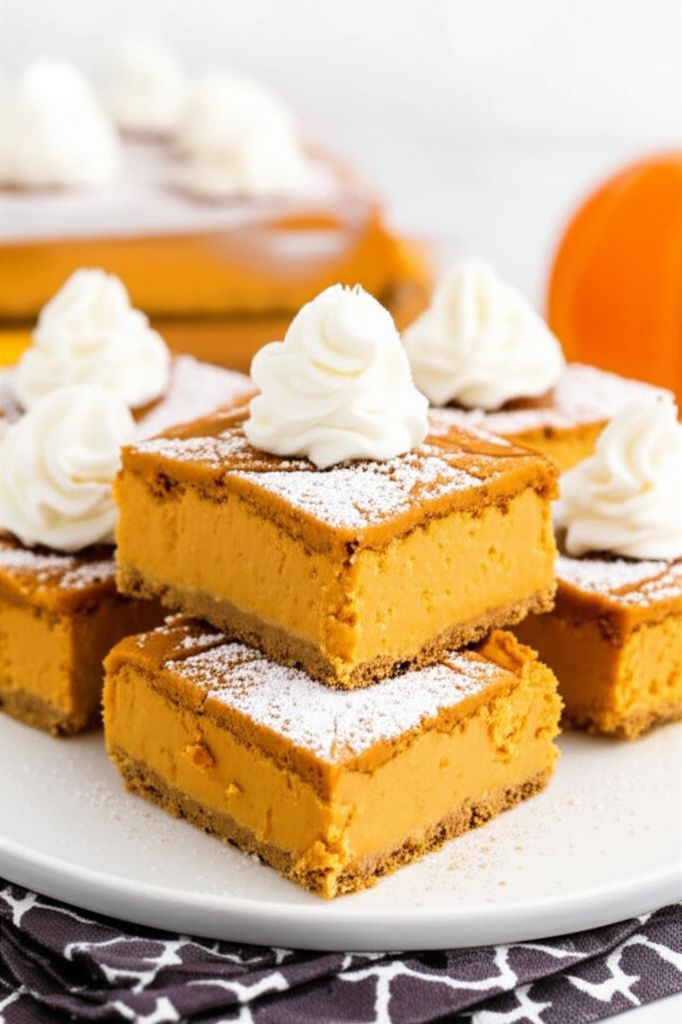 Yummy Pumpkin Cheesecake Bars