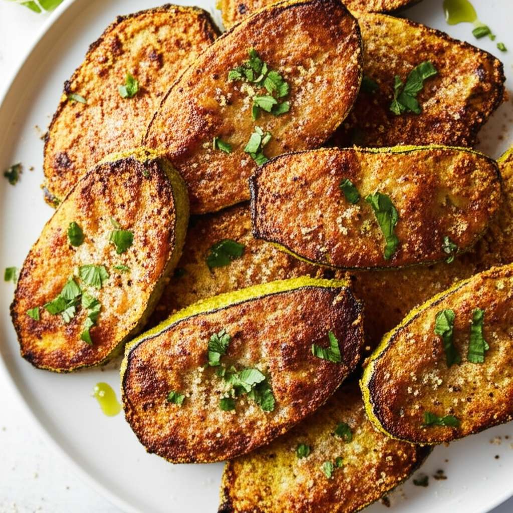Air Fryer Zucchini Parmesan