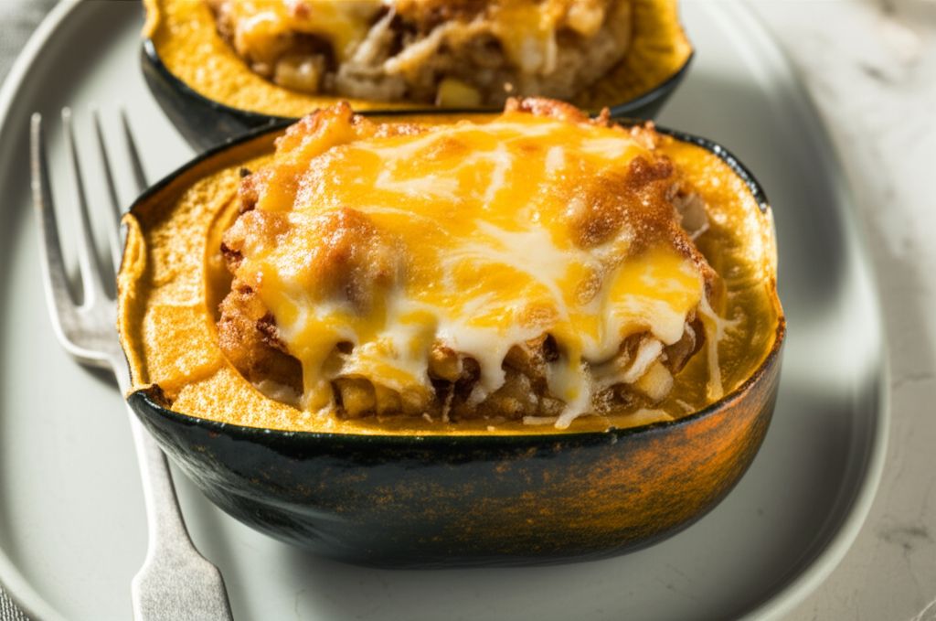 Apple-Stuffed Acorn Squash