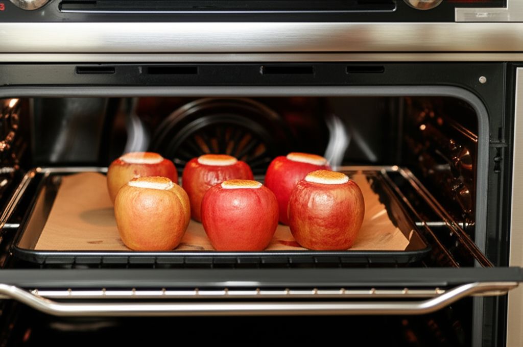 Baked Apples with Sweet Potato Stuffing