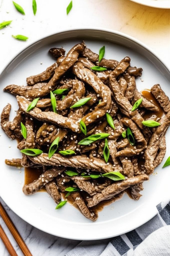 Beef with Green Onion