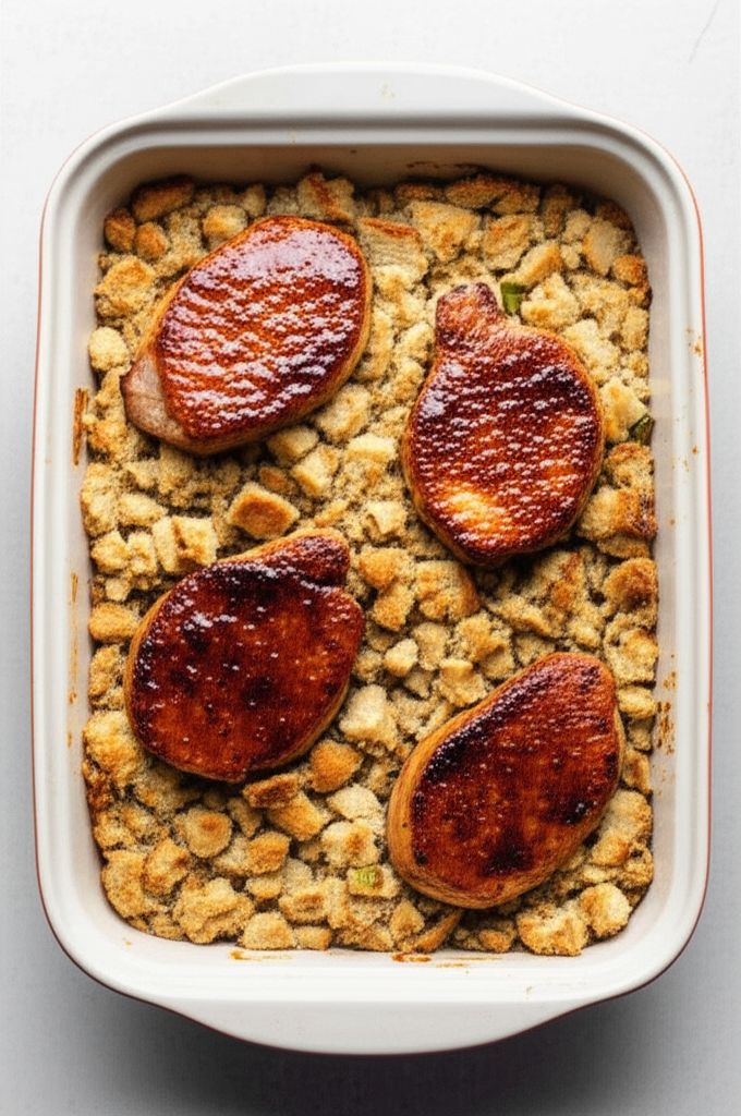 Brown Sugar Glazed Pork Chops