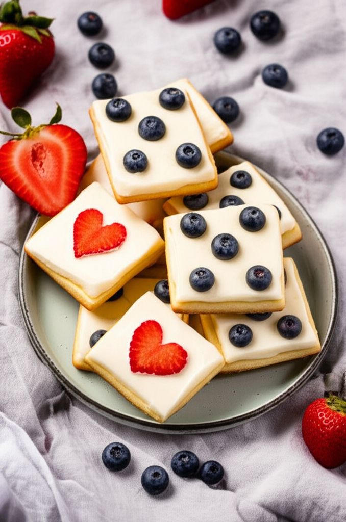 Casino Night Mini Fruit Pizzas