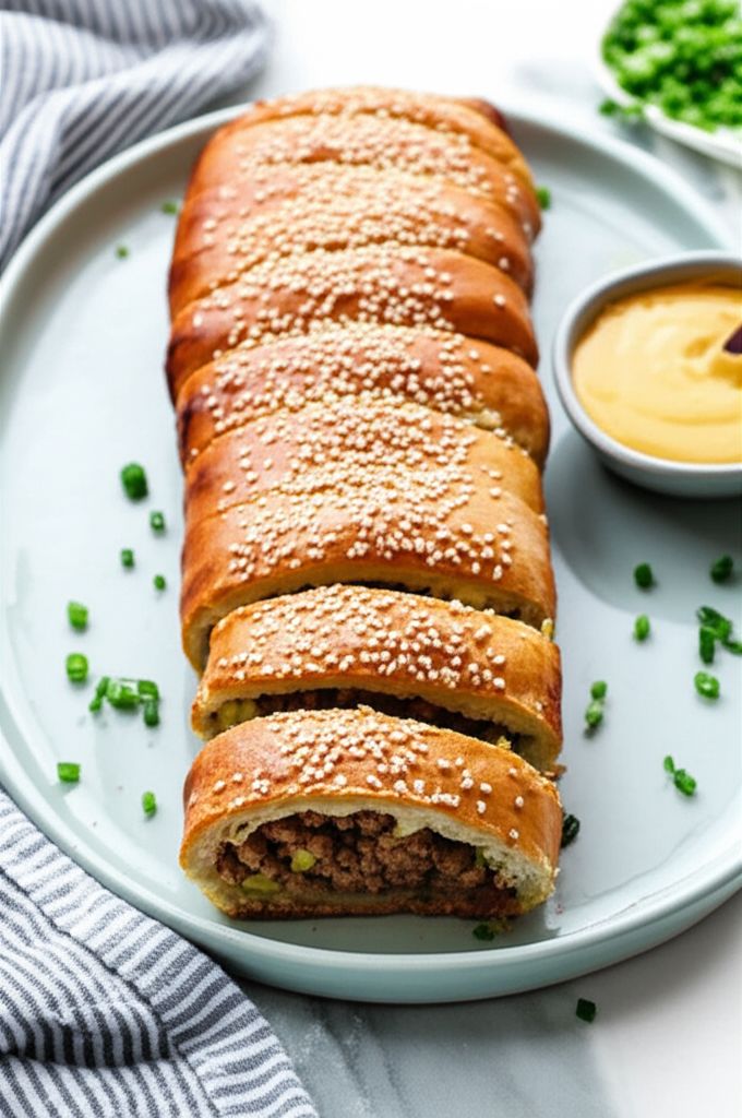 Cheeseburger Garbage Bread