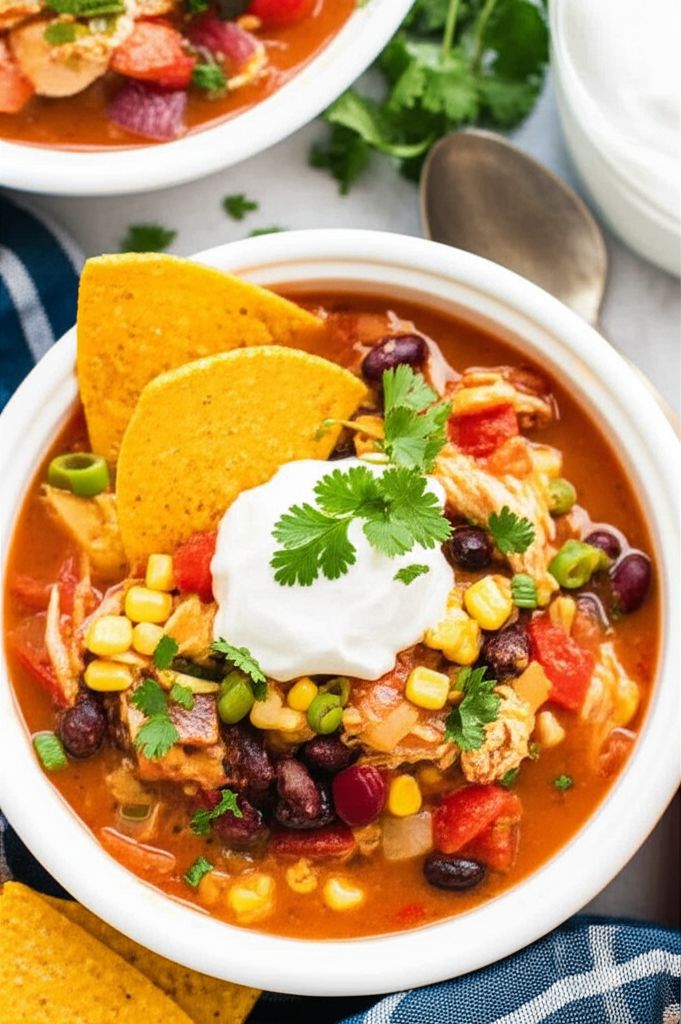Chicken Tortilla Soup in the Instant Pot