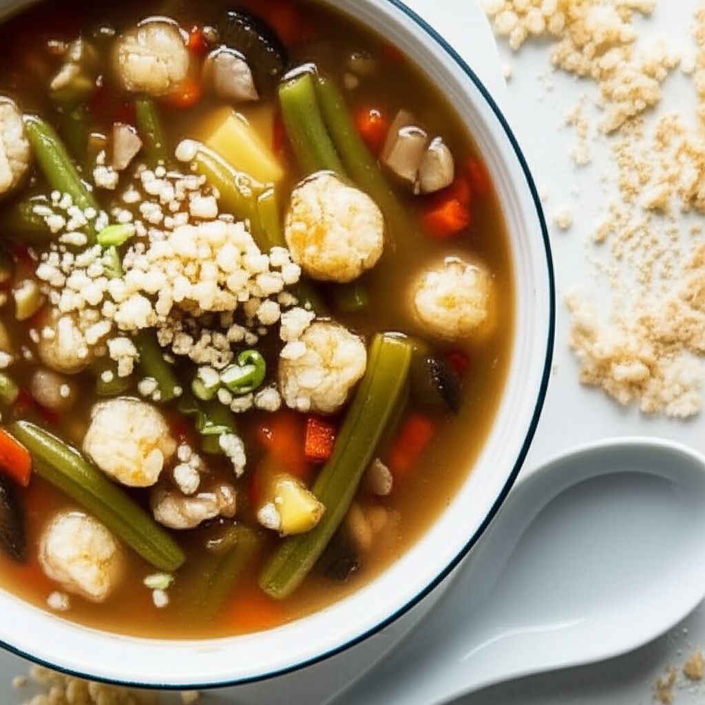 Chinese Sizzling Rice Soup