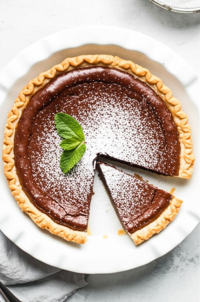 Chocolate Chess Pie I
