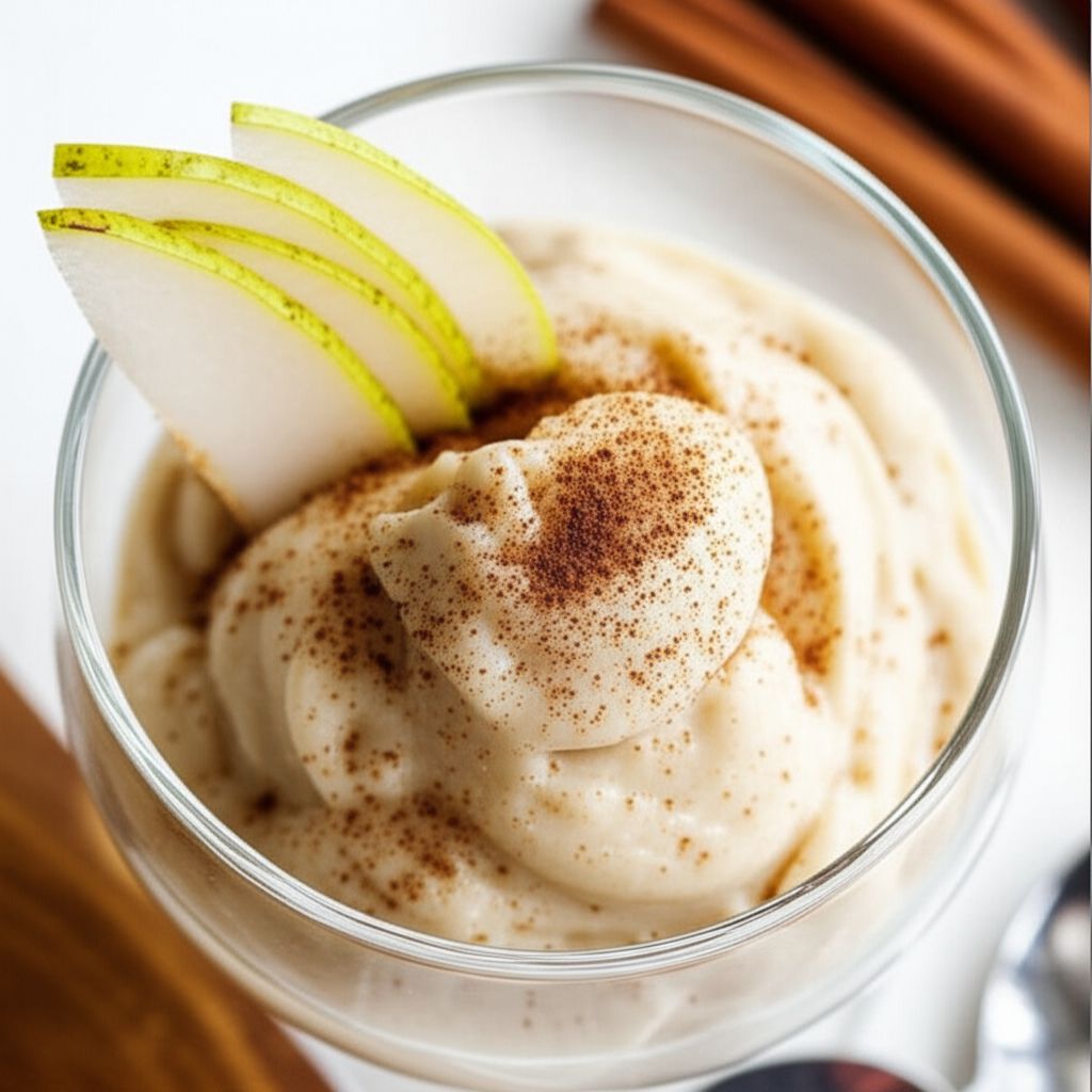Cinnamon Pear Frozen Yogurt
