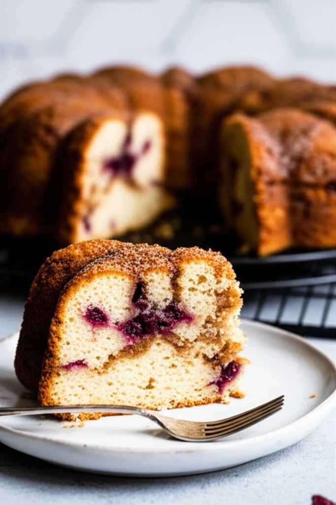 Cranberry-Hazelnut Coffee Cake