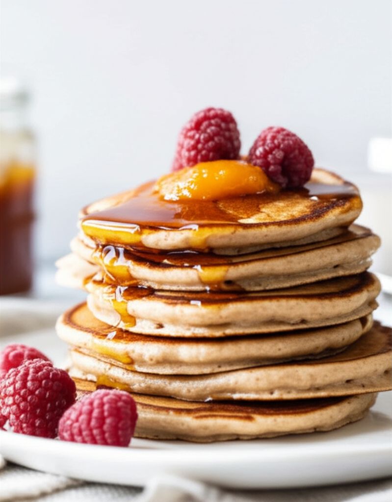 Dairy Free Whole Wheat Pancakes