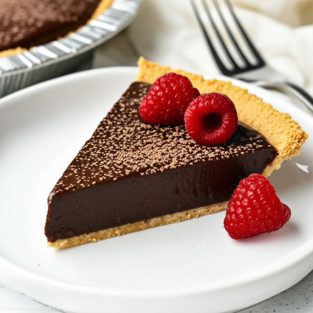 Easy Chocolate Tofu Pie