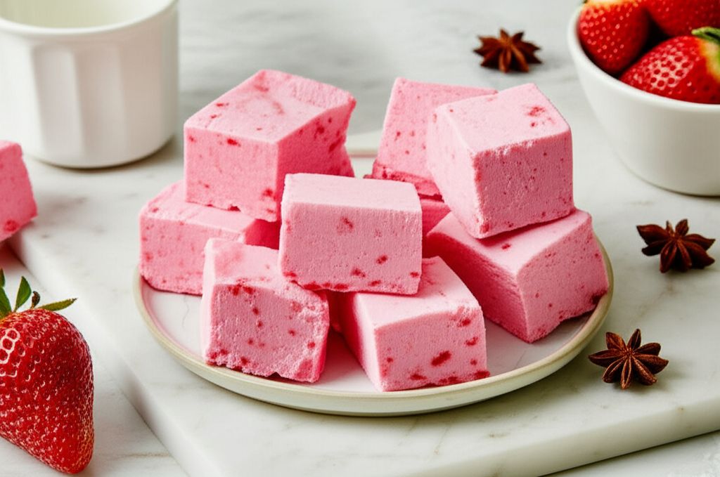 Fluffy Strawberry Fudge