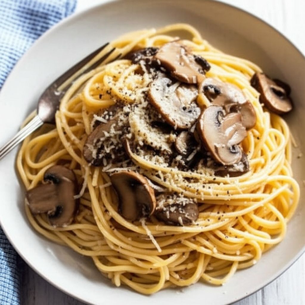 Garlic Mushroom Pasta