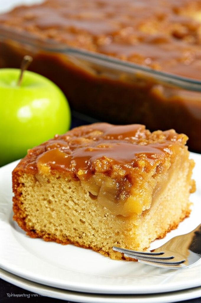 German Apple Pudding Cake