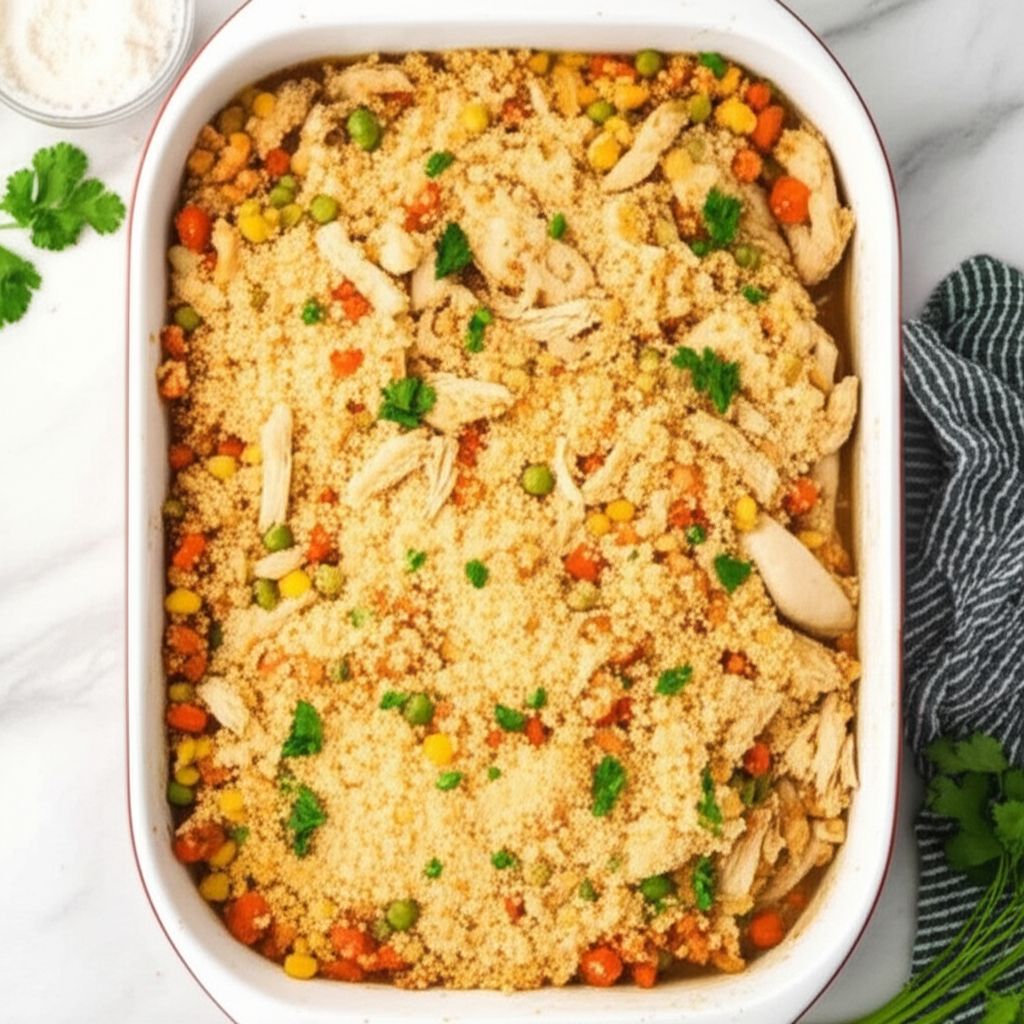 Gravy Stuffing Chicken Bake