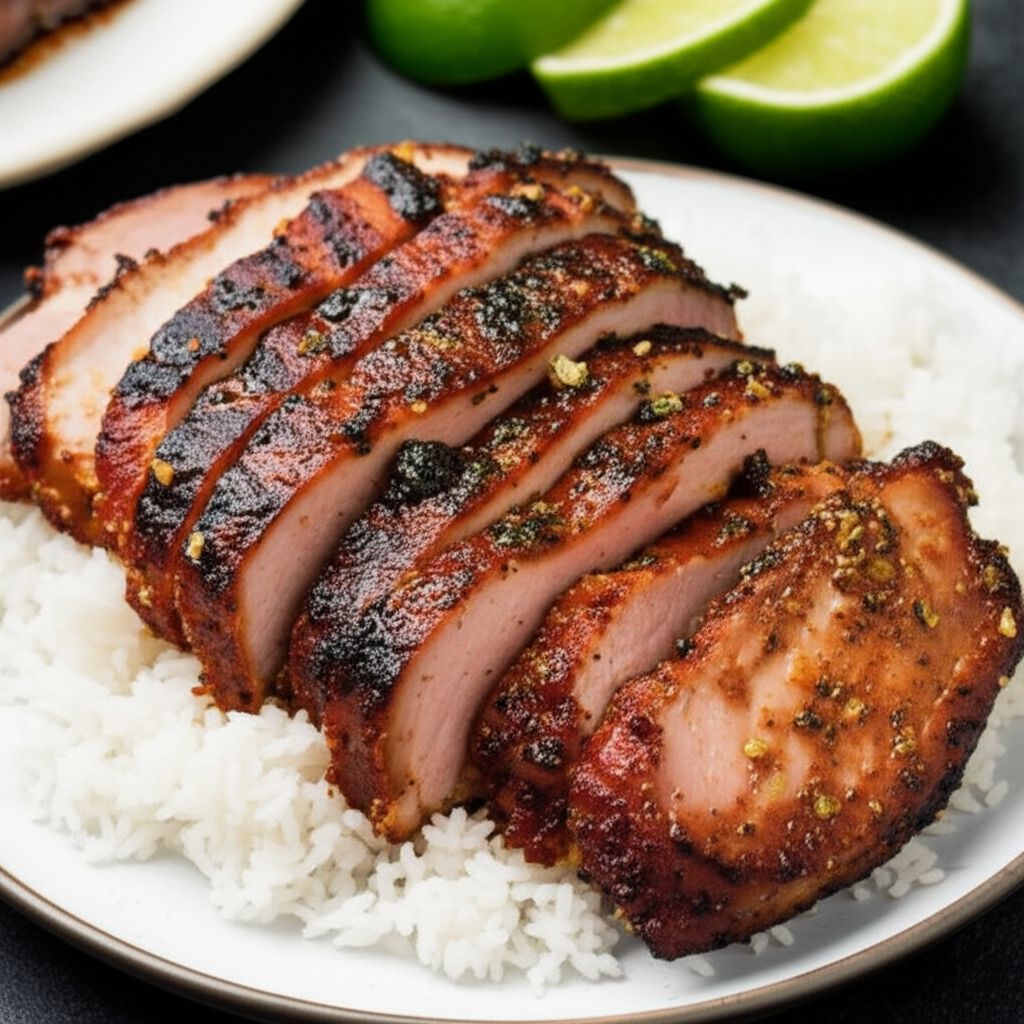 Grilled Volcano Pork