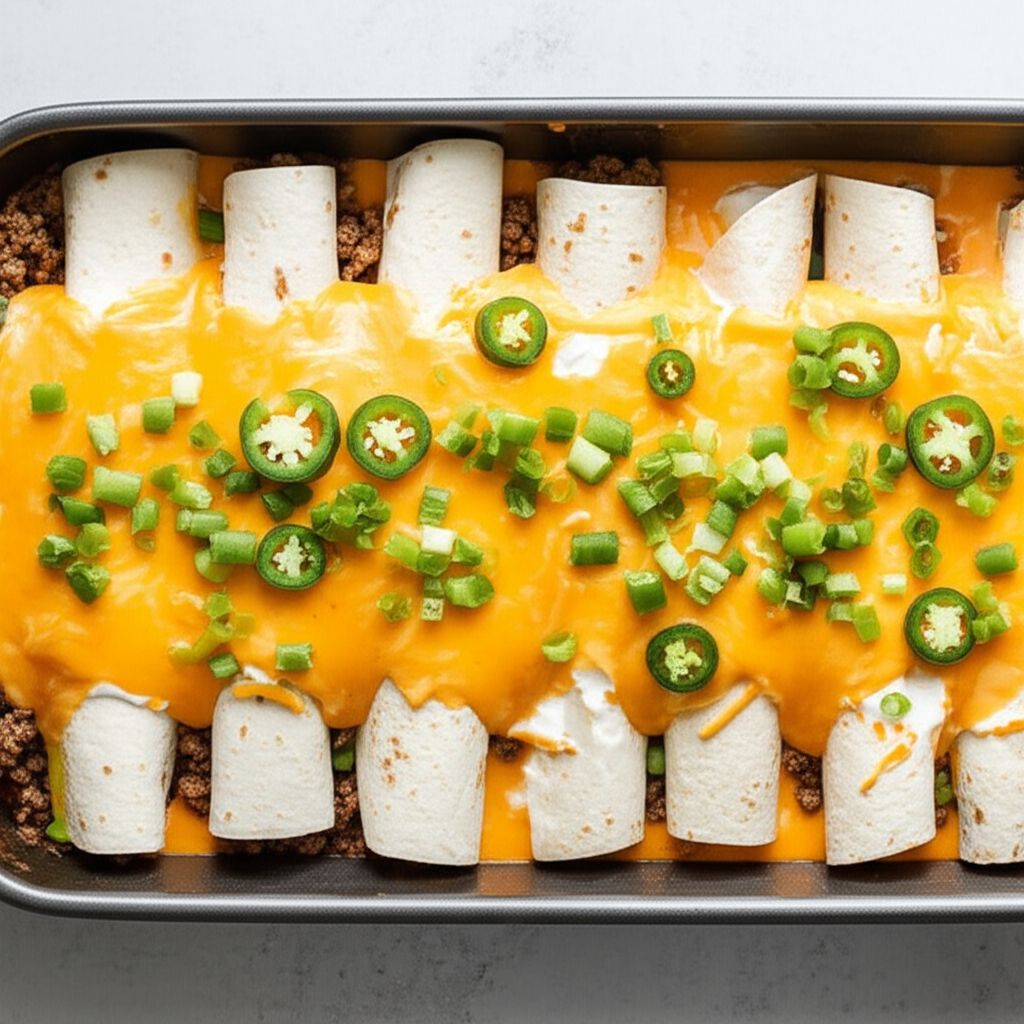 Ground Beef Enchiladas