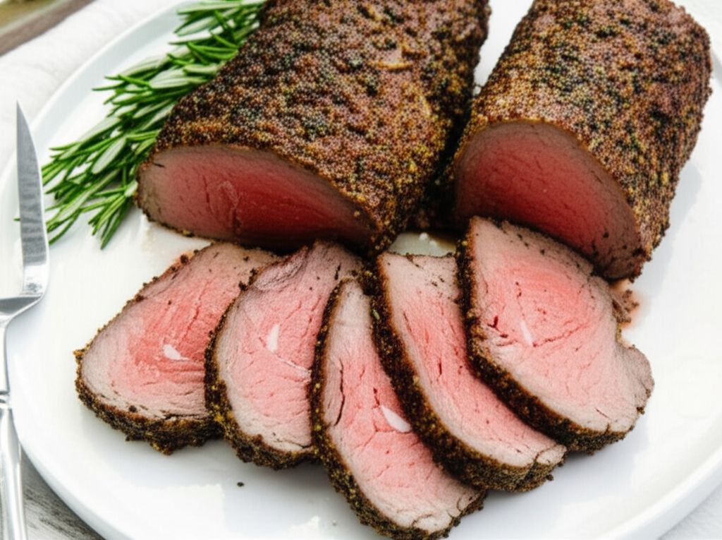 Herbed and Spiced Roasted Beef Tenderloin