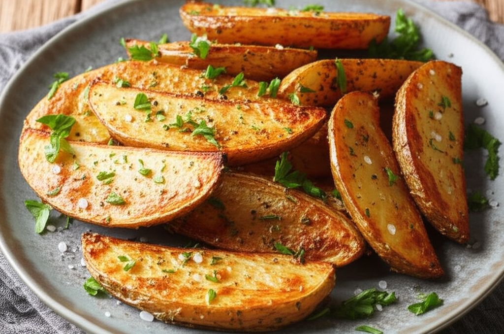 Herby Roasted Potato Wedges