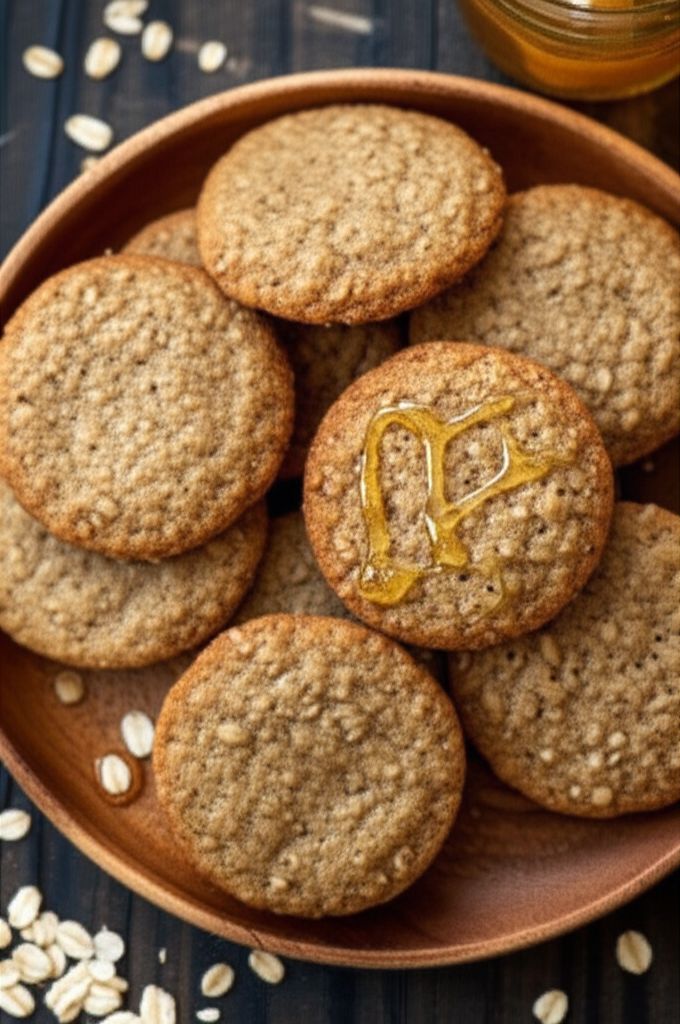 Honey Oatmeal Cookies