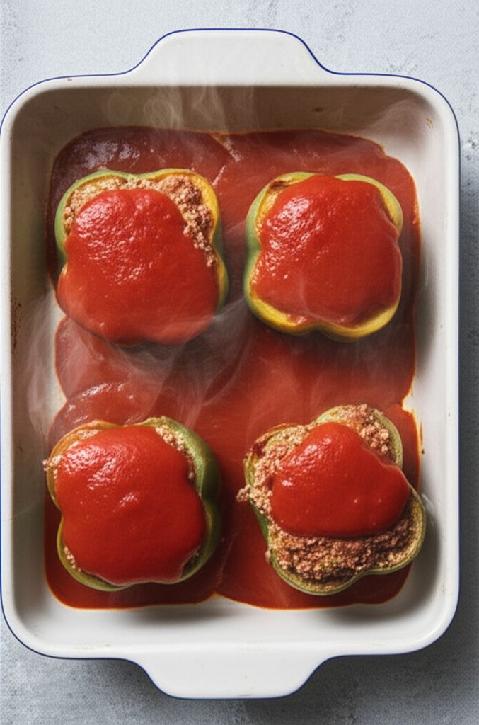 Lamb Feta Peppers