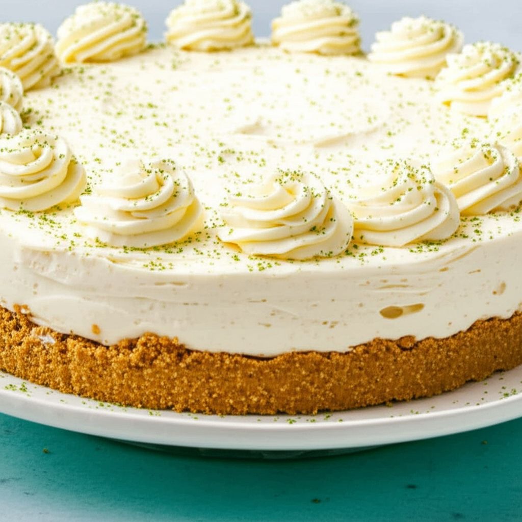 No Bake Lime Mousse Torte