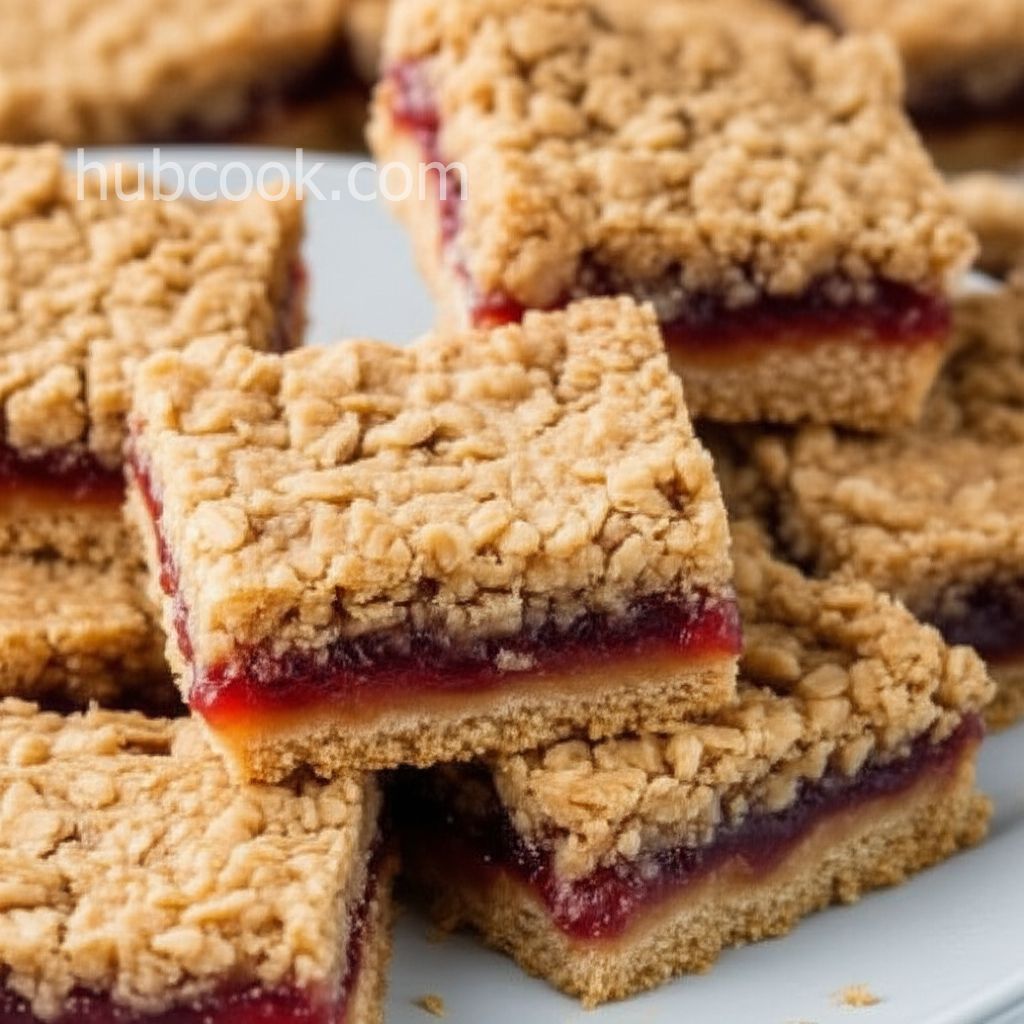 Oatmeal Jam Squares