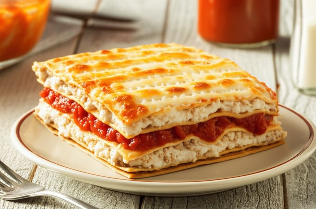 Passover Matzo Lasagna