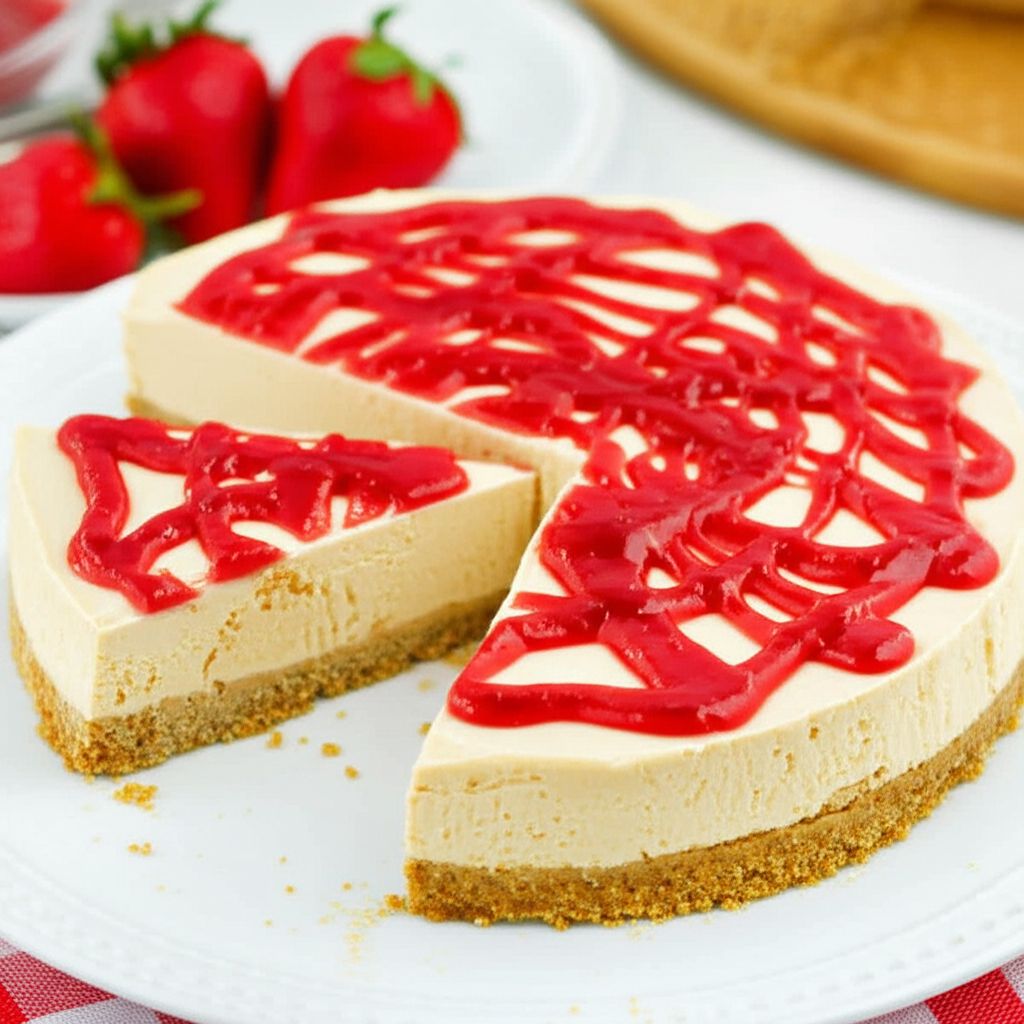 Peanut Butter and Jelly Cheesecake