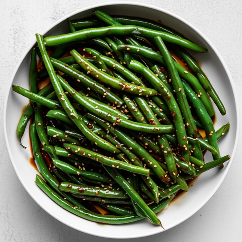 Quick Sesame Green Beans