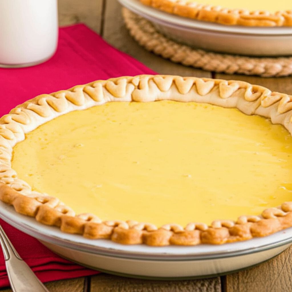 Restaurant Style Egg Custard Pie