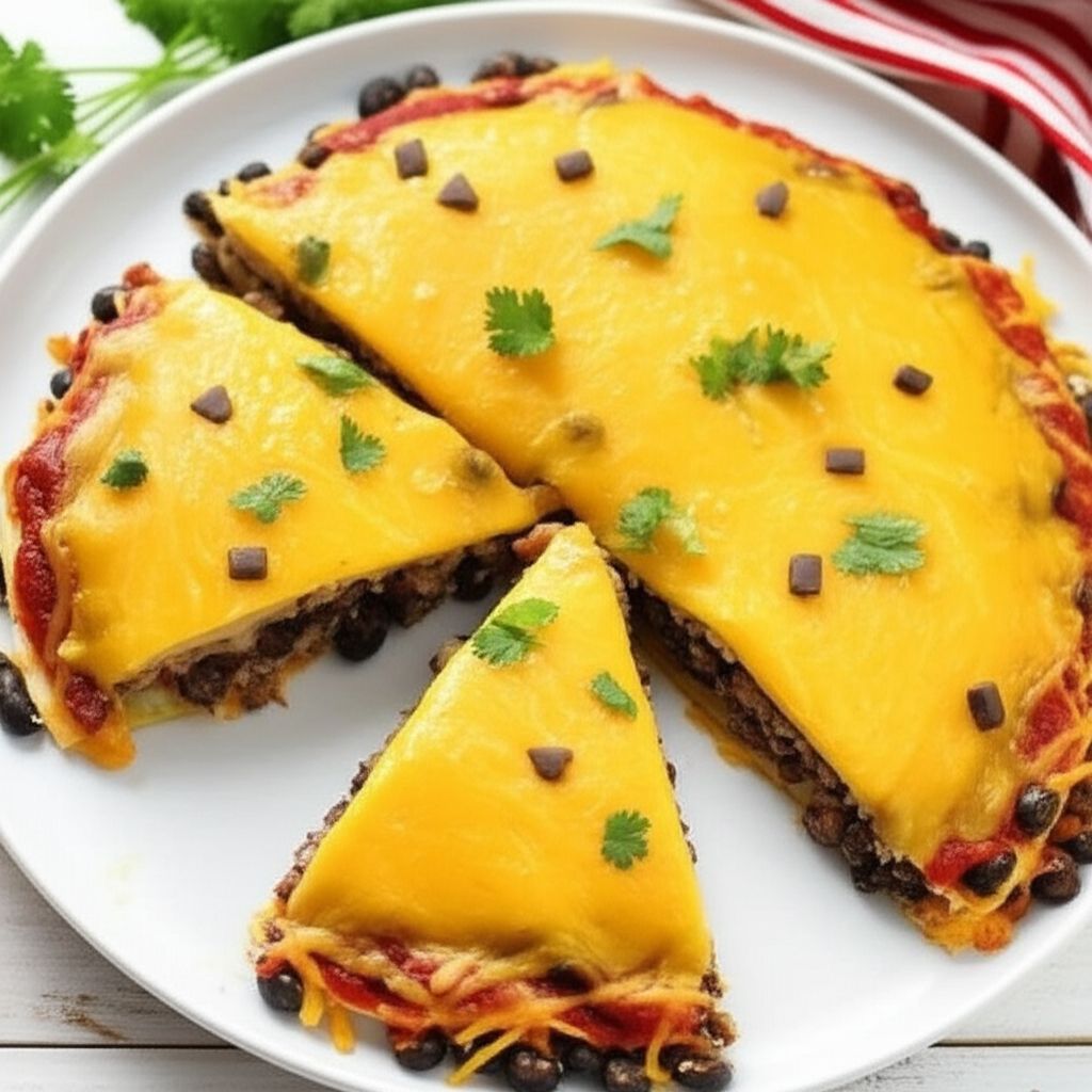 Seven Layer Tortilla Pie