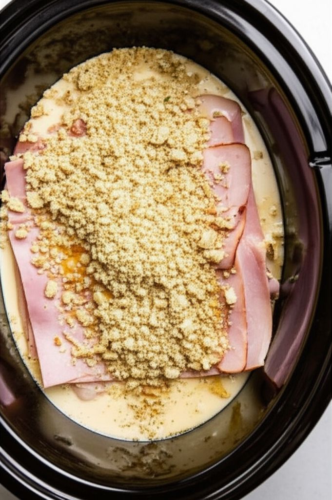 Slow Cooker Chicken Cordon Bleu