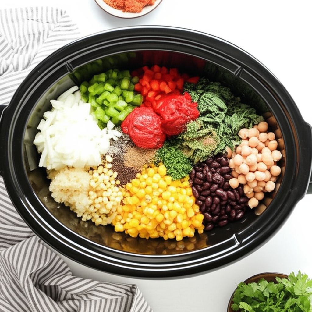 Slow Cooker Vegan Chili
