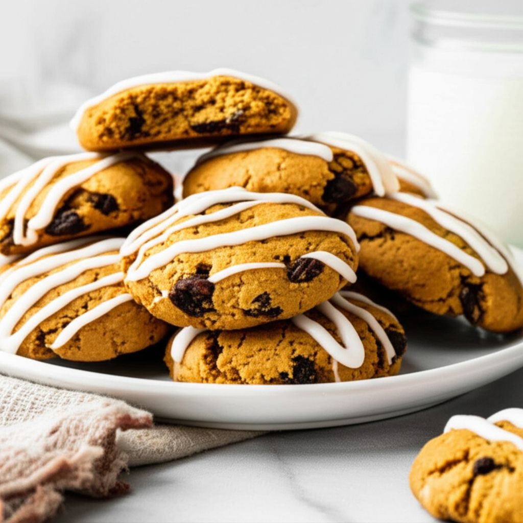 Soft and Chewy Pumpkin Cookies