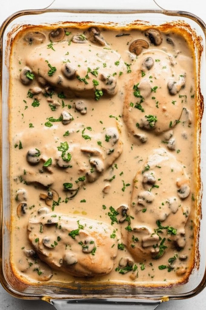 Sour Cream Mushroom Chicken