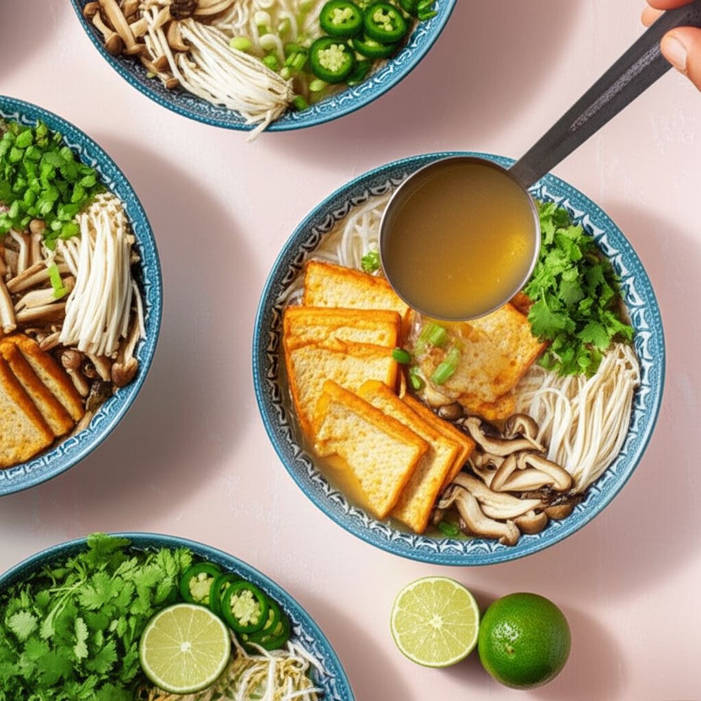 Vegetarian Pho (Vietnamese Noodle Soup)