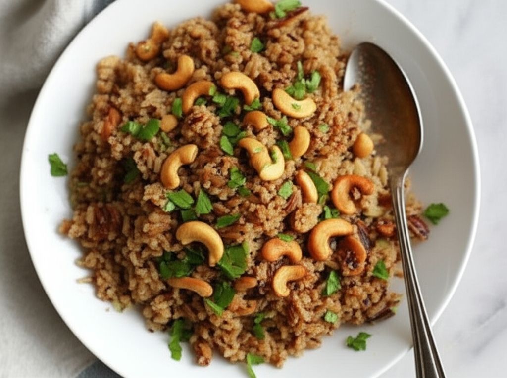 Wild Rice with Rosemary and Cashew Stuffing