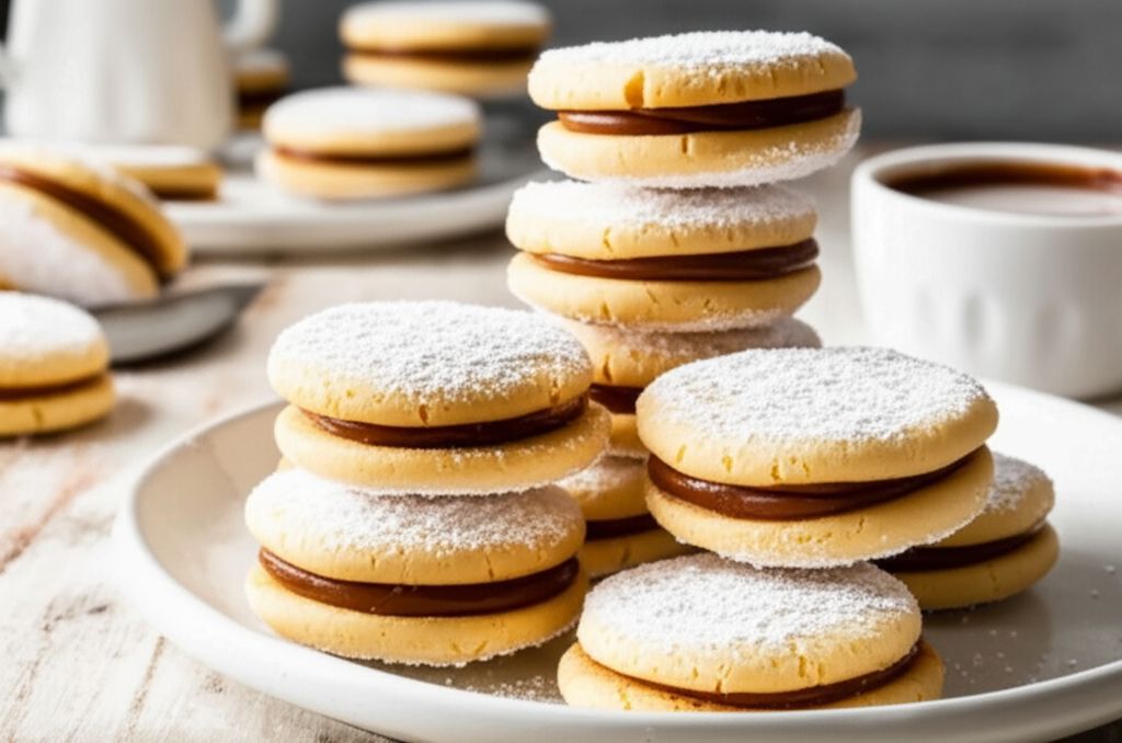 Alfajores (Dulce de Leche Sandwich Cookies)