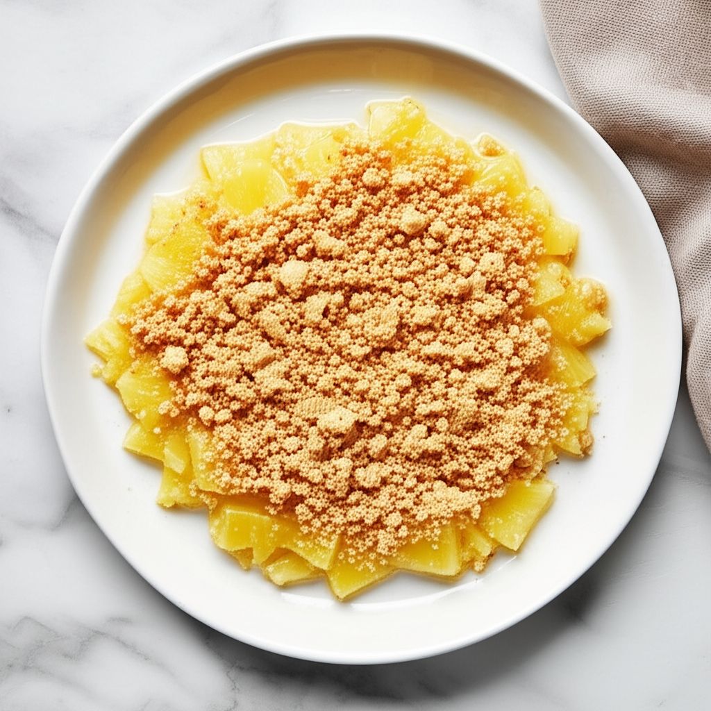 Baked Pineapple with Crackers