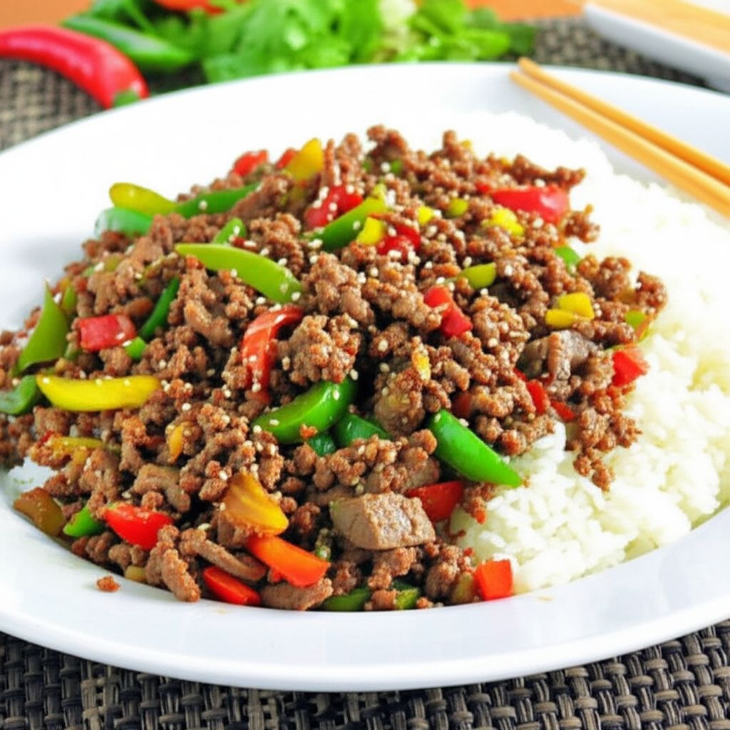 Black Pepper Beef and Cabbage Stir Fry