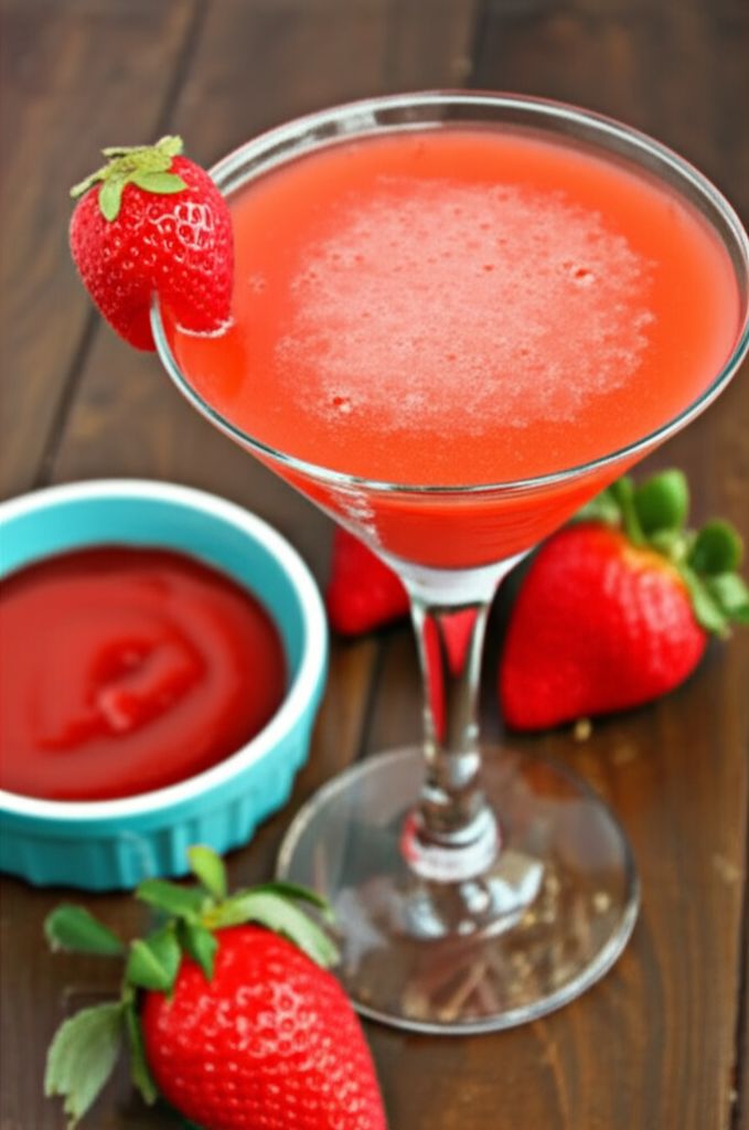 Blended Strawberry Daiquiri