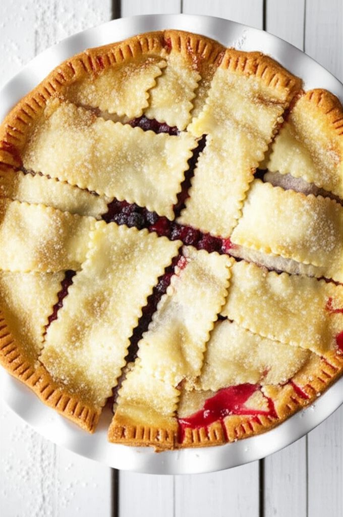 Cherry Blueberry Pie